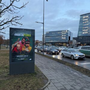 Karaliaus Mindaugo pr./Mickevičiaus g.  tiltas, nuo Akropolio