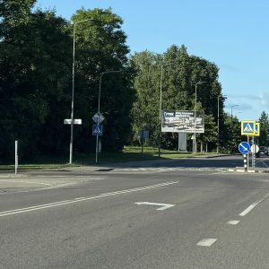Kauno g./ Garseniškių g. ( nuo Kauno pusės)