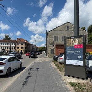 Šv. Gertrūdos g. (prie nr. 38) / Gimnazijos g. (link senamiesčio)