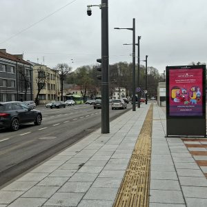Čiurlionio g. prie Geležinkelio stoties (nuo Karaliaus Mindaugo pr. )