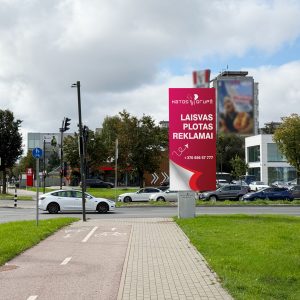Savanorių pr. / Šiaurės pr. (įvažiuojant į miestą nuo Karmėlavos)